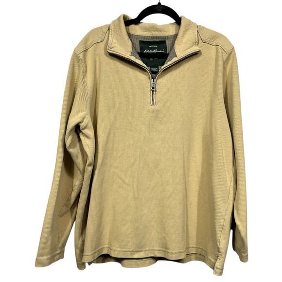 Vintage Eddies Bauer Yellow Sweater / Size-XL - Picture 1 of 8